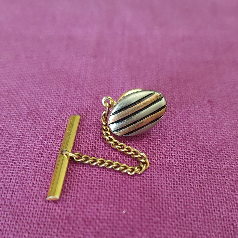 Classic Gold and Silver Tie Pin